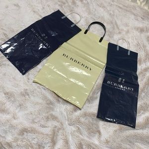 Burberry shopping bags